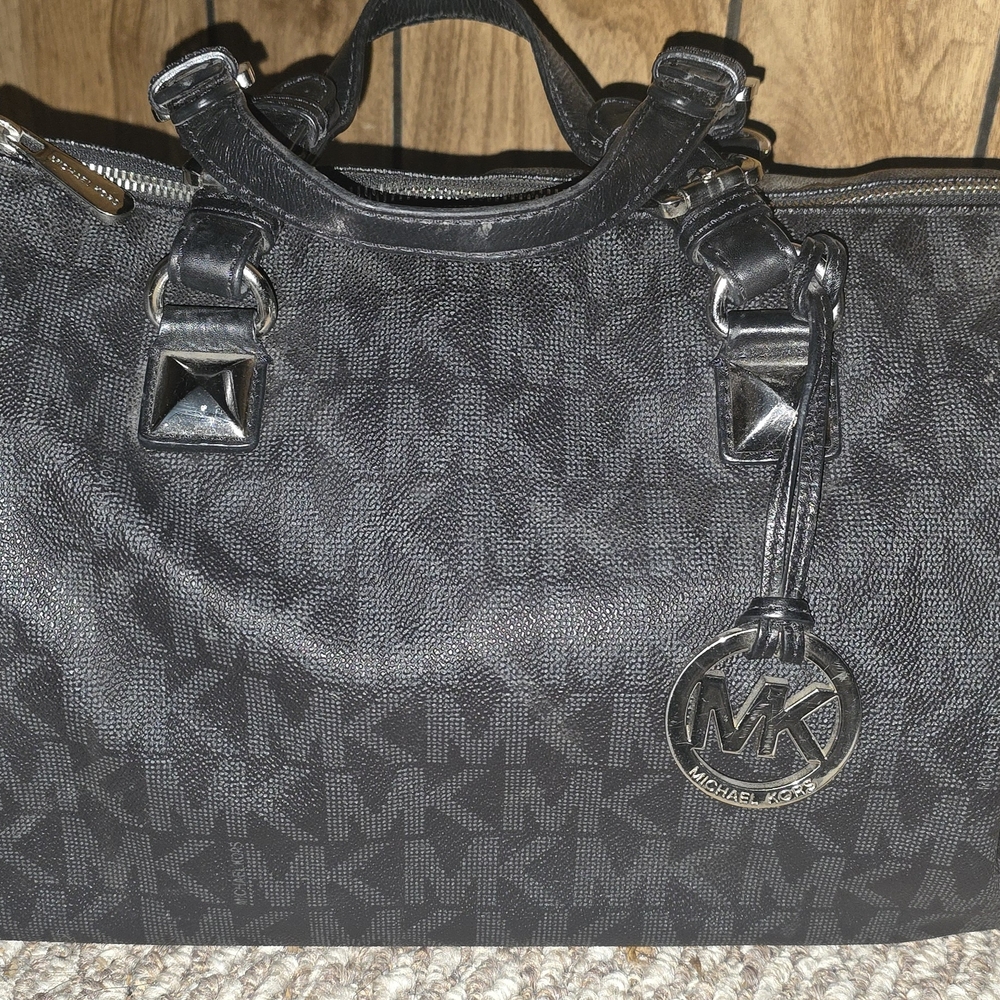 Michael Kors Black Monogram Handbag